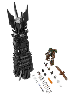 Illustration for article titled Ents, eagles and Christopher Lees abound in Lego's LotR Orthanc set